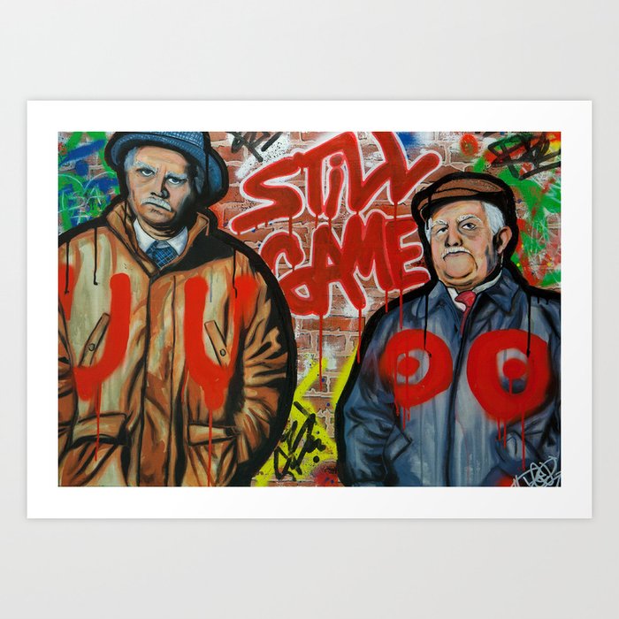 Still Game Art Print By Annmariedevlin Society6