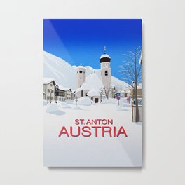 St Anton Austria Metal Print
