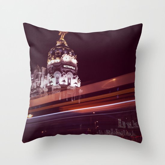 Metropolis I Throw Pillow