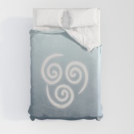 Avatar Air Bending Element Symbol Duvet Cover