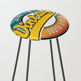Soweto south Africa vintage logo. Counter Stool