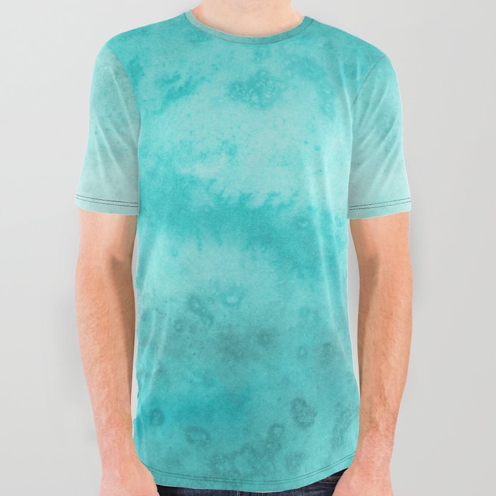 The Turquoise Gemstone All Over Graphic Tee