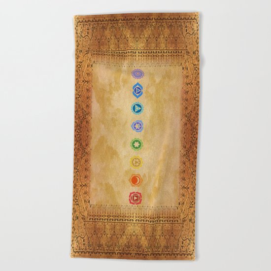 Chakras Kali | Beyond the time Beach Towel