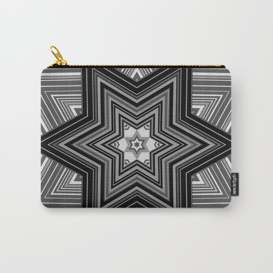 Black and white abstract pattern. Graphics. Carry-All Pouch