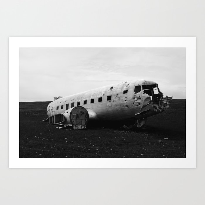 DC-3 Wreck II Art Print