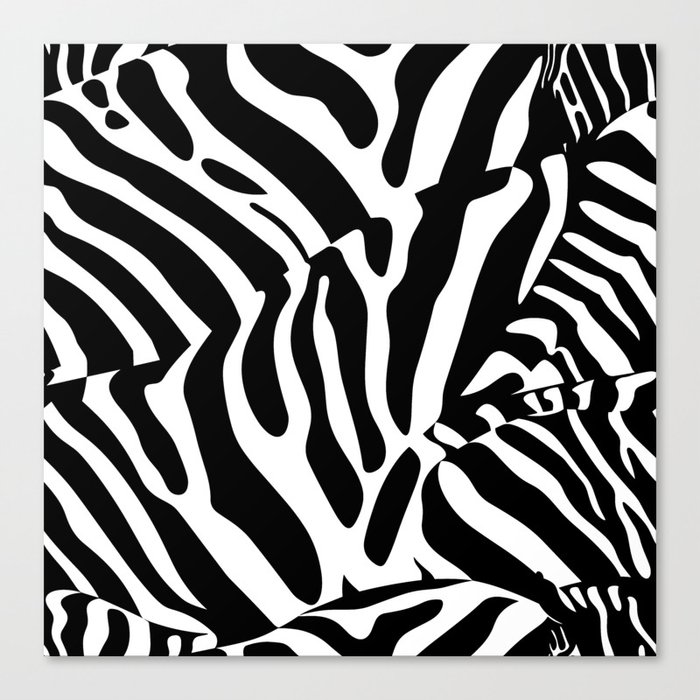Zebra Skin Canvas Print
