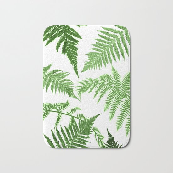 Fern leaves Bath Mat