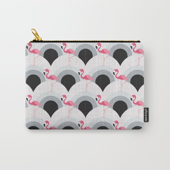 Flamingos Pattern Carry-All Pouch