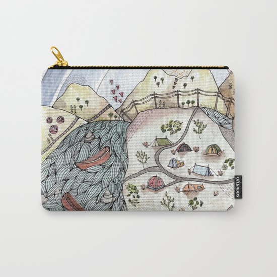 Desert Camp Carry-All Pouch