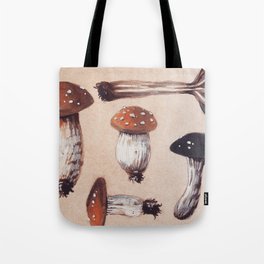 Woodland Mushrooms Tote Bag