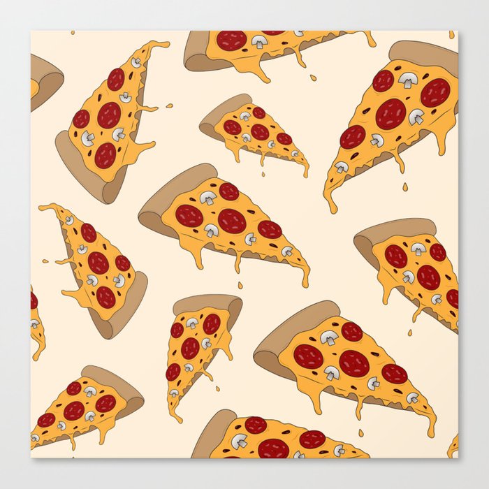 Pizza slice Canvas Print