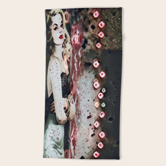 Bloody Smoke Beach Towel