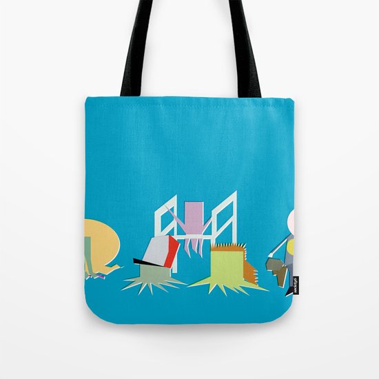 Minimal Squidbillies Tote Bag