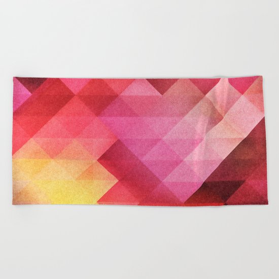 Fall pattern Beach Towel