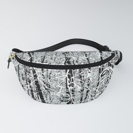 Forest Bathing in Winter Wood Fanny Pack