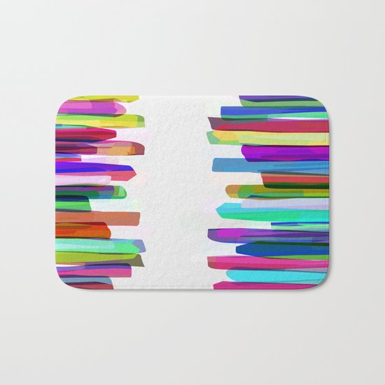 Colorful Stripes 3 Bath Mat