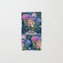 Moth Flower Bouquet Hand & Bath Towel