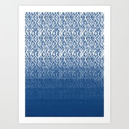 Monochrome Pattern Art Print