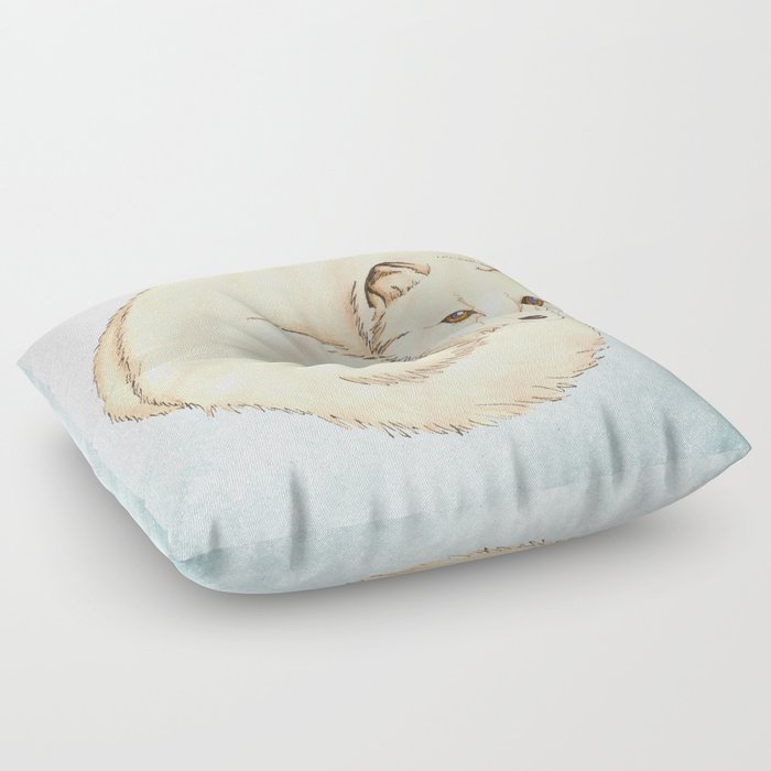 Isatis (Artic Fox) Floor Pillow