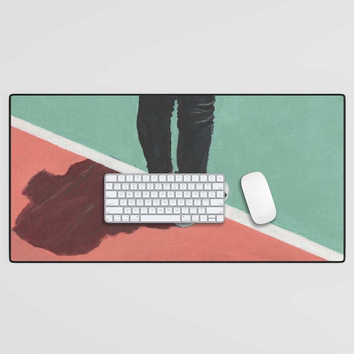 Sneakers by Ruth Coetzer Desk Mat