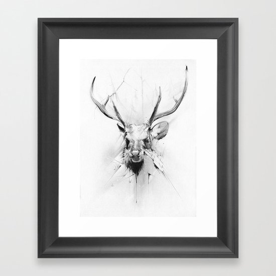 Stag Framed Art Print