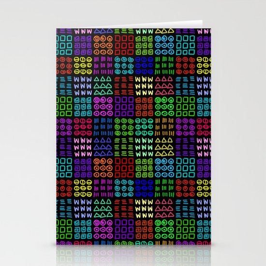 Aztec Wannabe (Black) Stationery Cards