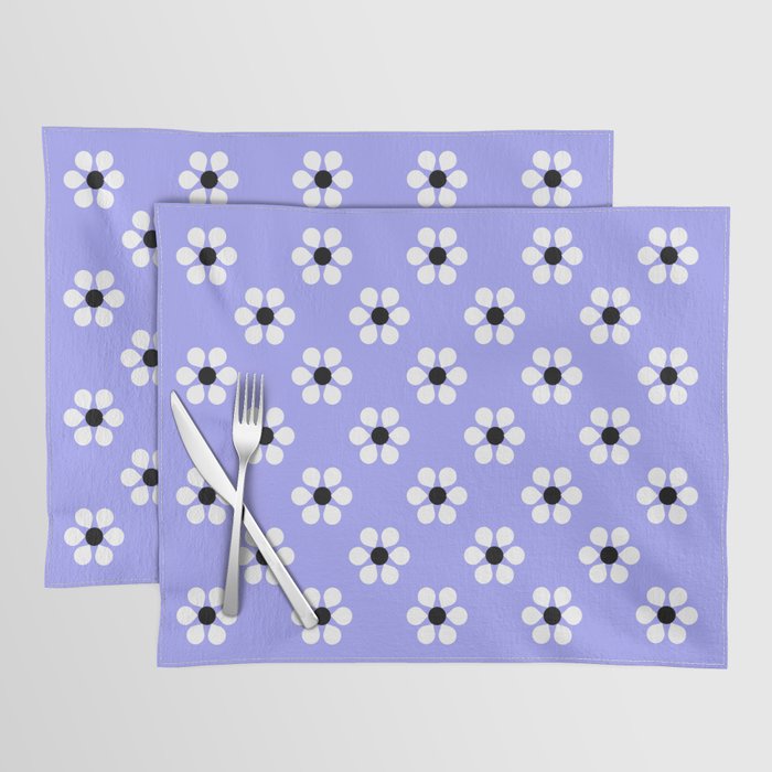 Daisies All Over - periwinkle Placemat