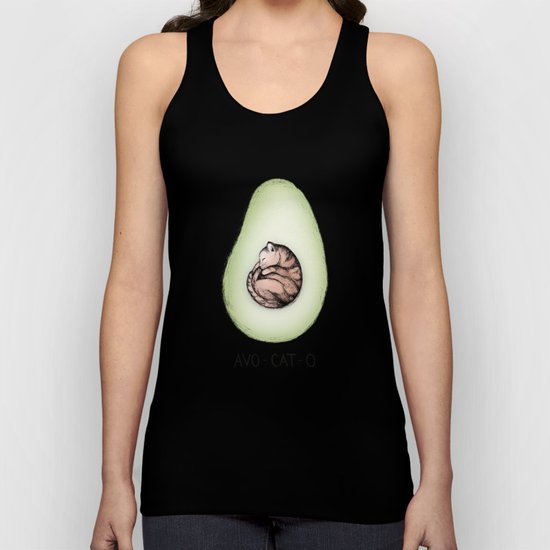 Avo-cat-o Unisex Tank Top