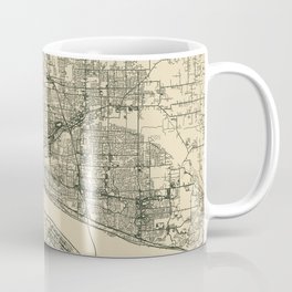Vancouver WA, USA Vintage City Map Mug