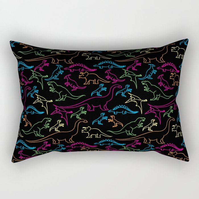Dinosaur Pattern Rectangular Pillow
