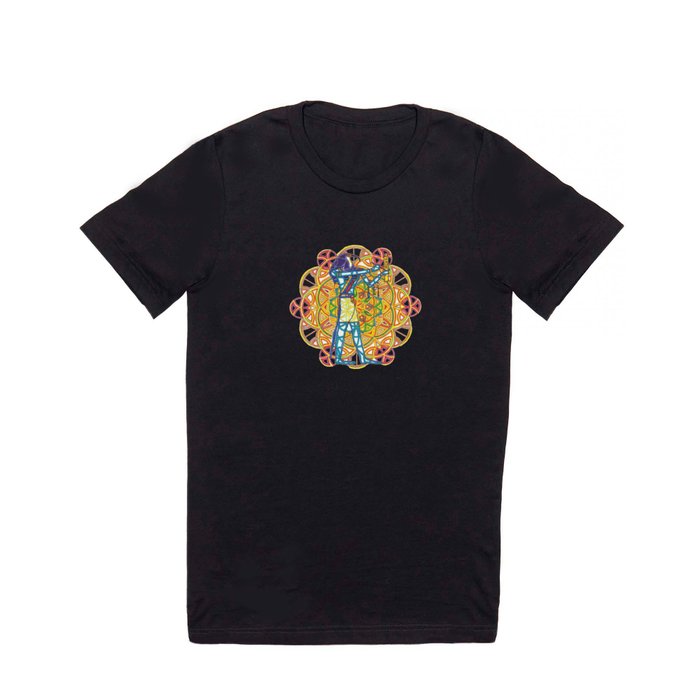 Sacred Geometry Thoth Mandala T Shirt