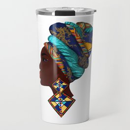 African woman,art. Travel Mug