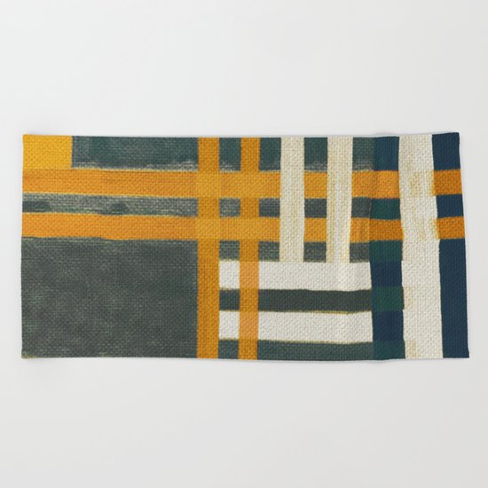 Urban Intersections 7 Beach Towel