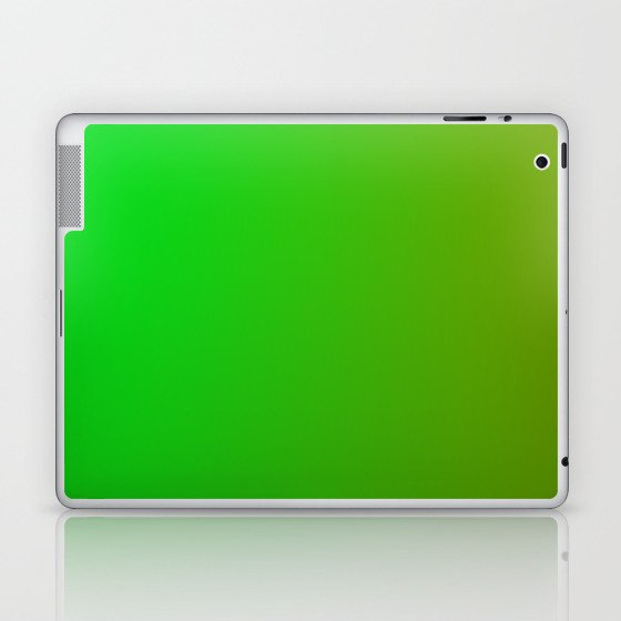 23  Green Gradient Background 220713 Minimalist Art Valourine Digital Design Laptop & iPad Skin