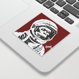 Buffalo Healy Space Monkey Digitized  Sticker