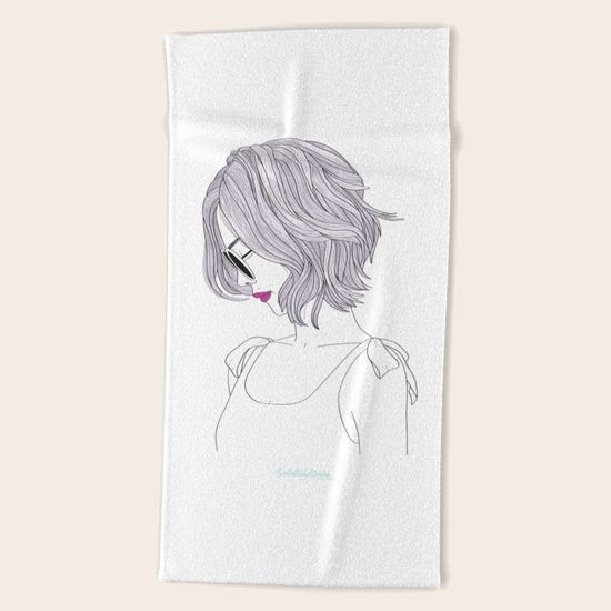 LILAHAIR Beach Towel