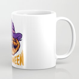 halloween pumpkin with witch hat Coffee Mug