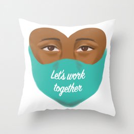 Work Together 1 Throw Pillow