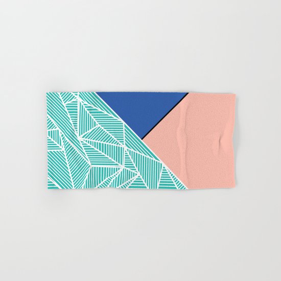 B Rays Geo 4 Hand & Bath Towel
