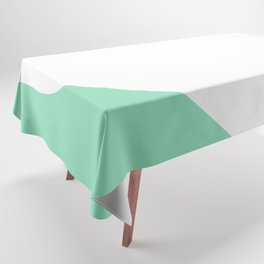 Heart (White & Mint) Tablecloth
