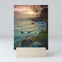 Blue-Green Sunset on the Sonoma Coast Mini Art Print