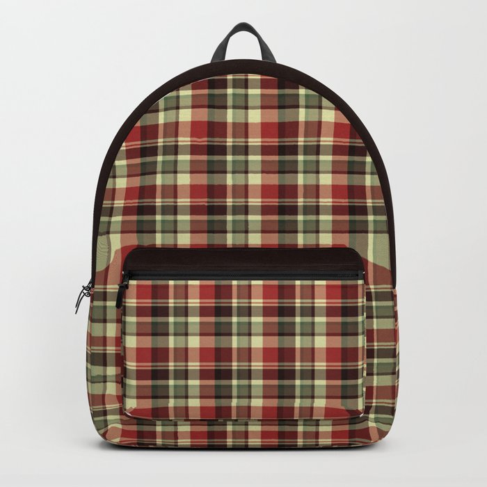Holiday Plaid 21 Backpack