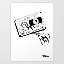 love tape Art Print