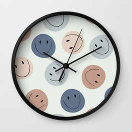 Smiley faces Wall Clock