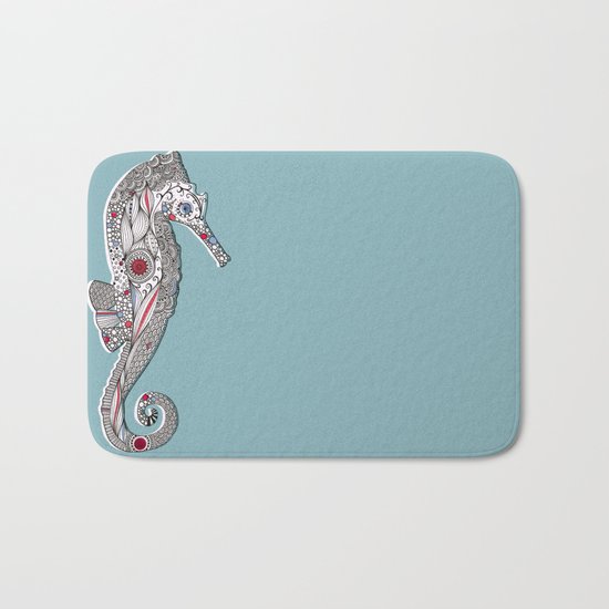 Seahorse #2 Bath Mat