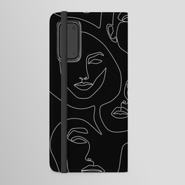 Faces in Dark Android Wallet Case