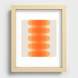 Echoes - Creamsicle Recessed Framed Print