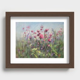 Pink and Free Recessed Framed Print
