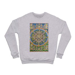 Buddhist Mandala Thangka Crewneck Sweatshirt