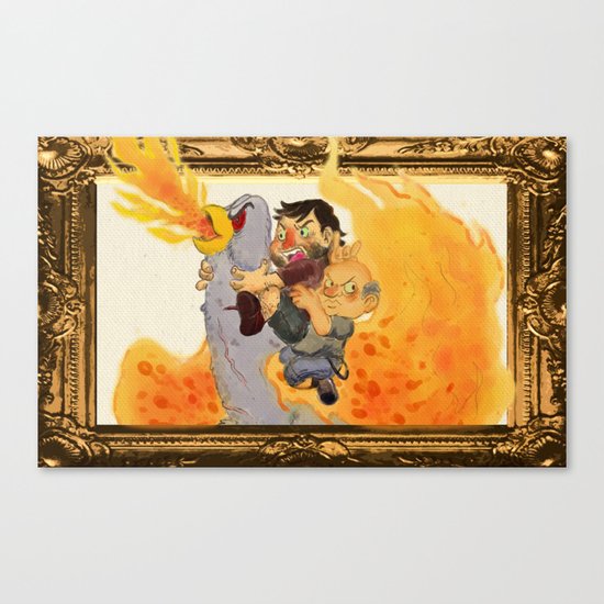 "Rize of the Fenix" by Virginia McCarthy & Cap Blackard Canvas Print